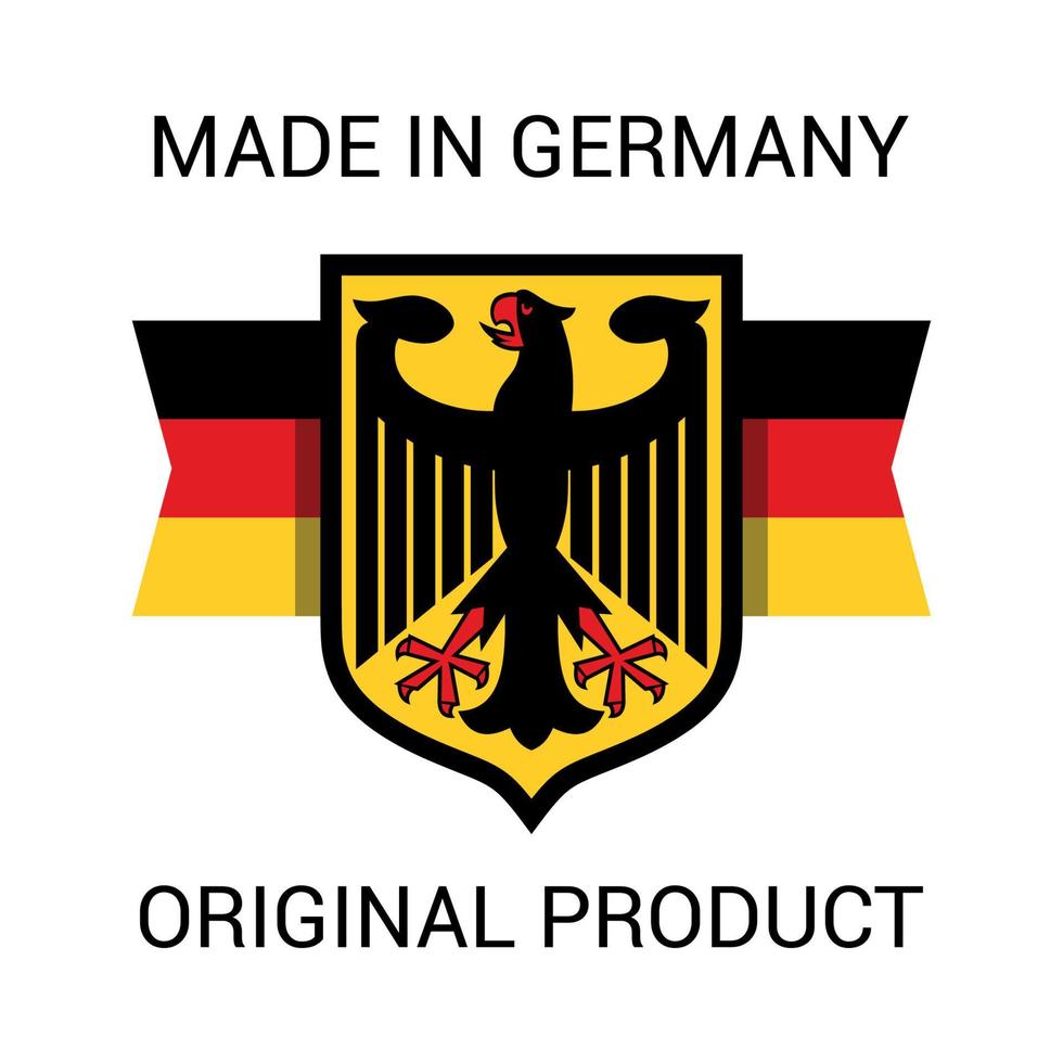 Label of Made in Germany vector