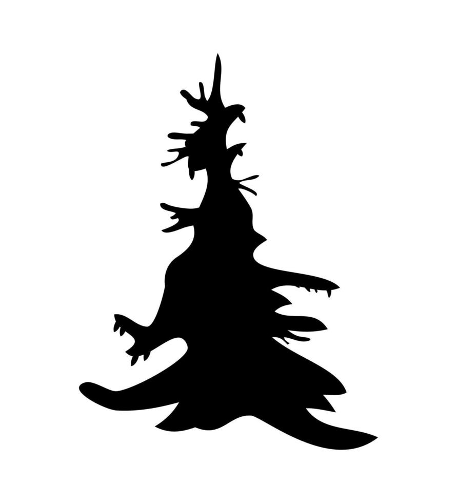 Vector illustrator of  Christmas tree