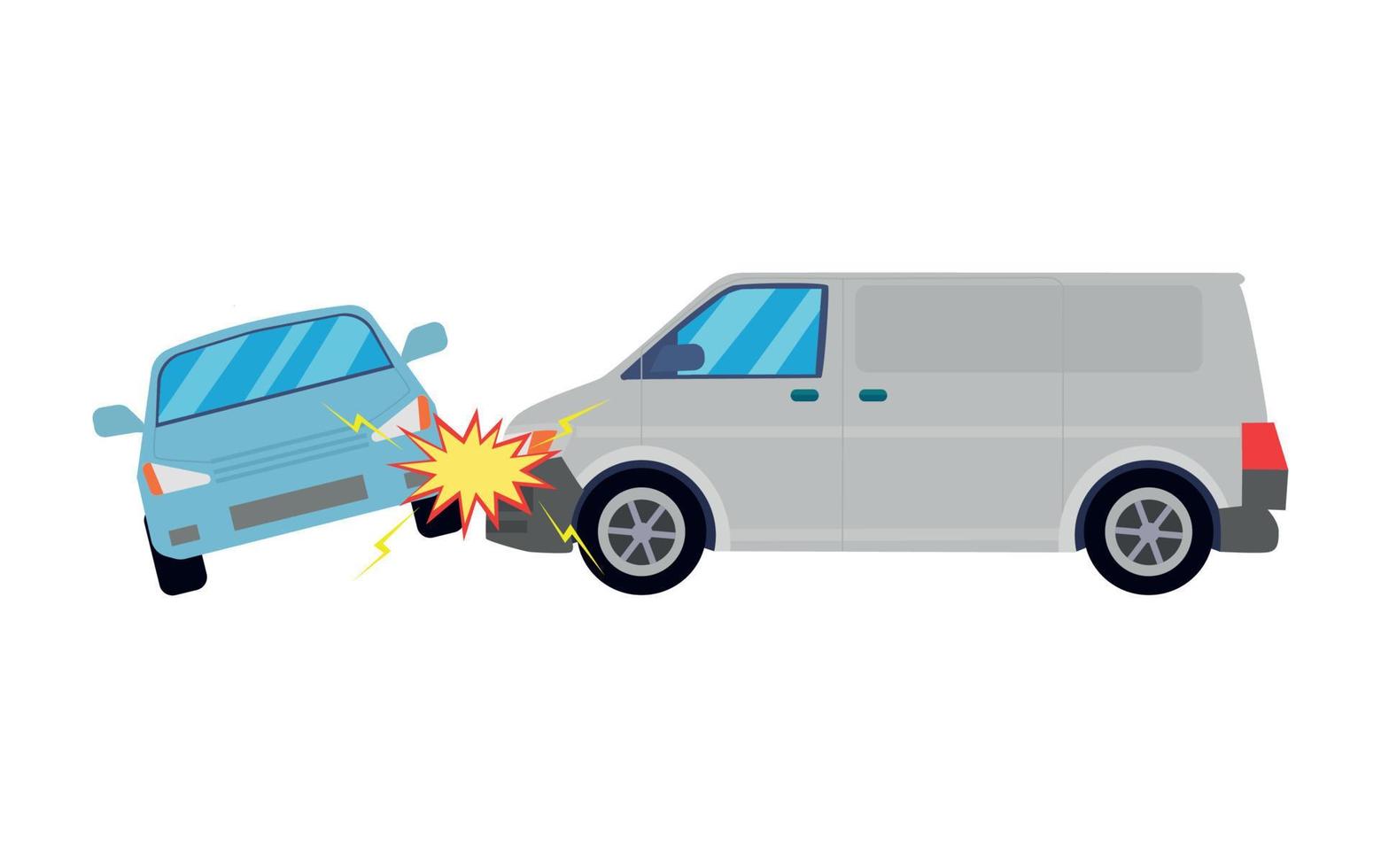 Vector illustrator of  Car Crashes