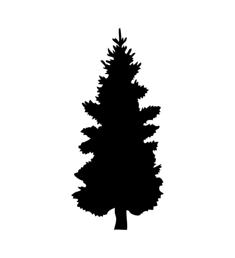 ilustrador vectorial de árbol de navidad vector
