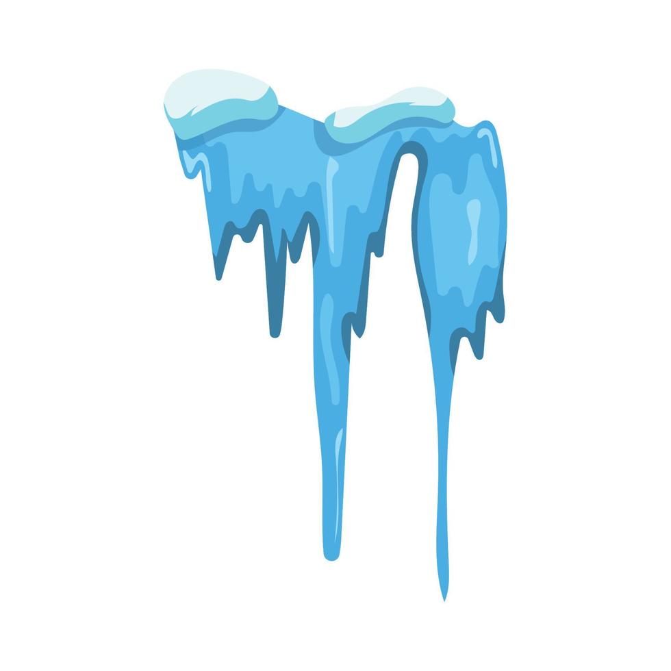 Illustration of icicles vector