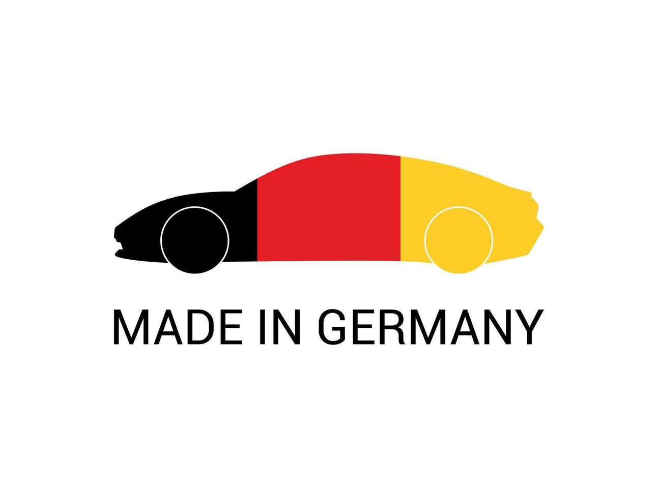 Label of Made in Germany vector