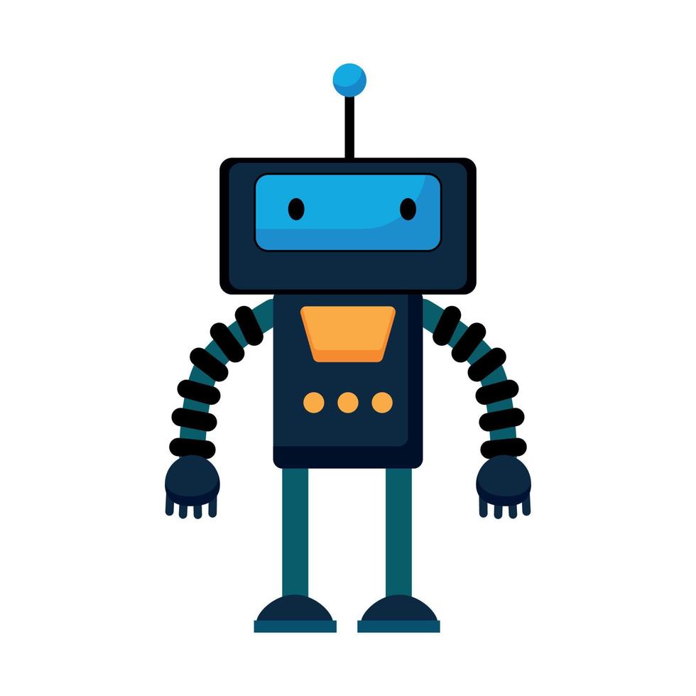 ilustrador vectorial de robot fantástico vector