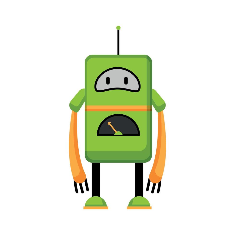 ilustrador vectorial de robot fantástico vector