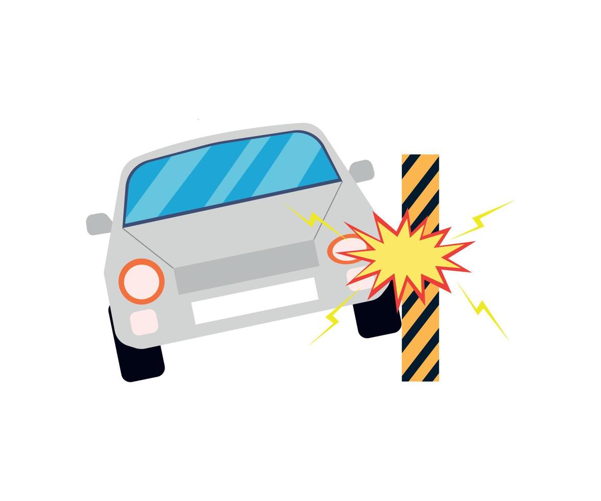 Car Crashes Illustration vector