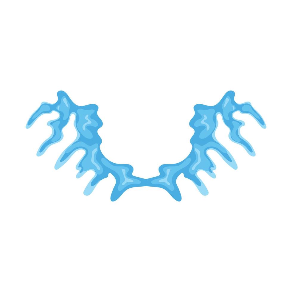 Illustration of icicles vector