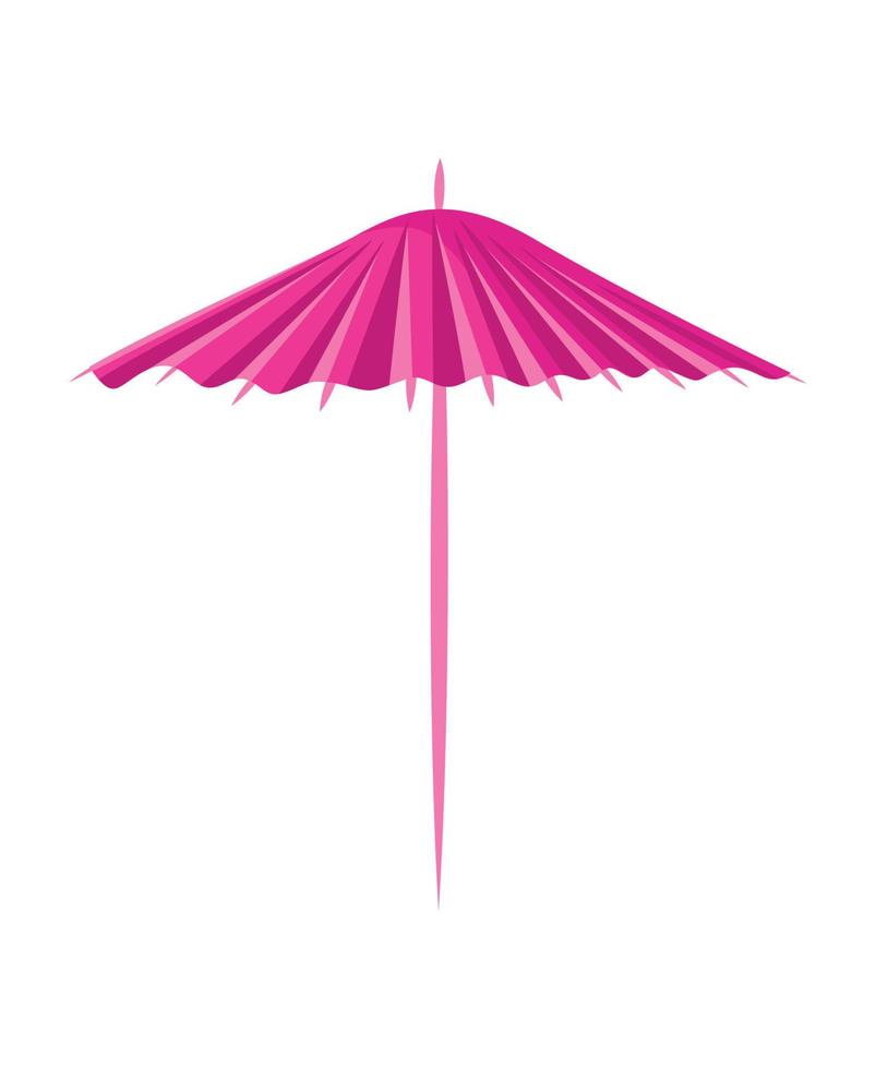 Vector illustrator of Cocktail umbrella