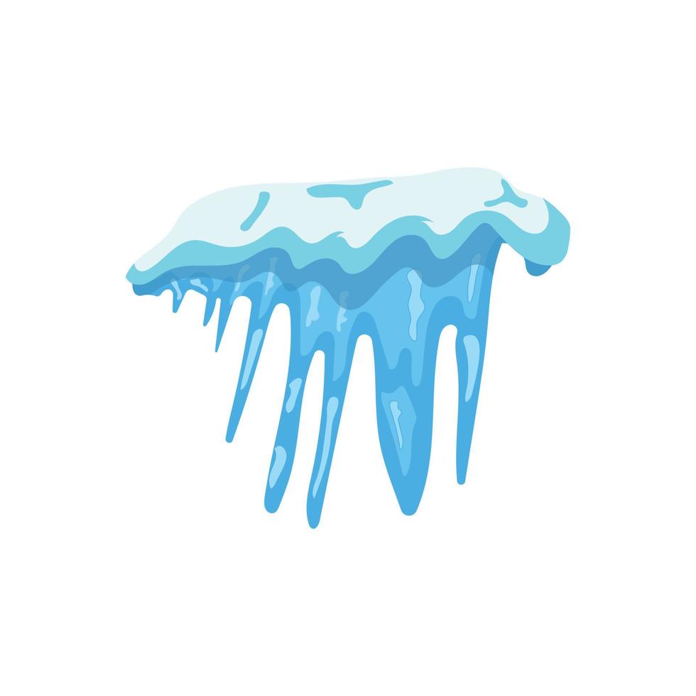 Illustration of icicles vector