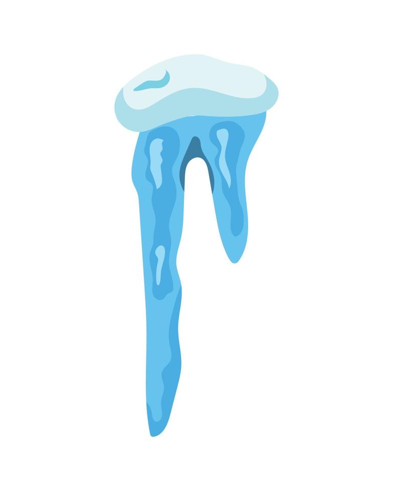 Illustration of icicles vector