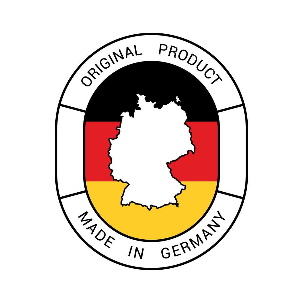 Label of Made in Germany vector