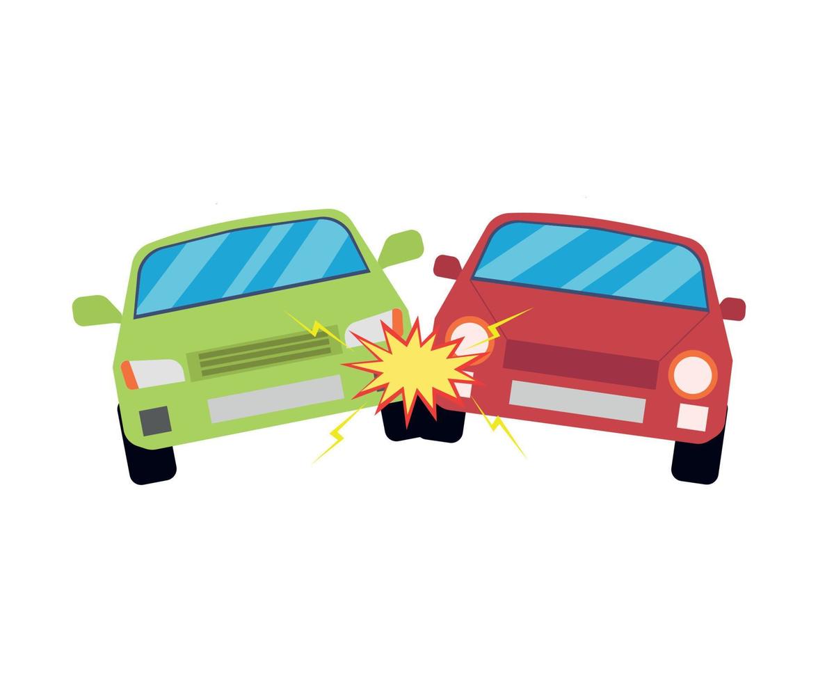 Vector illustrator of  Car Crashes