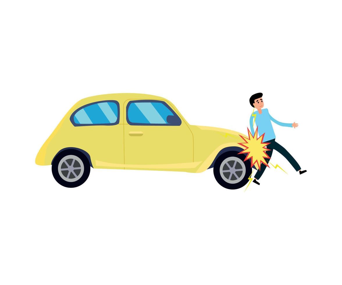 Car Crashes Illustration vector