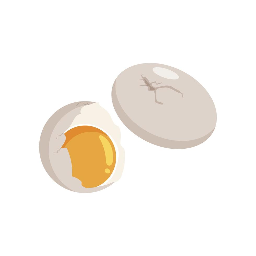 ilustrador vectorial de huevo de gallina vector