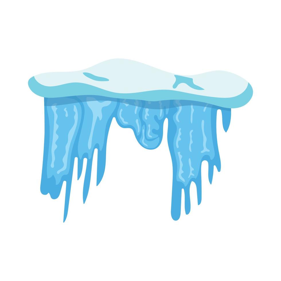 Illustration of icicles vector