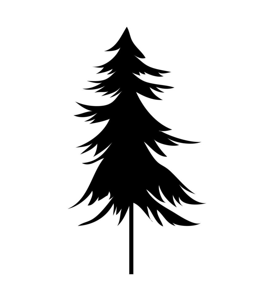 Vector illustrator of  Christmas tree