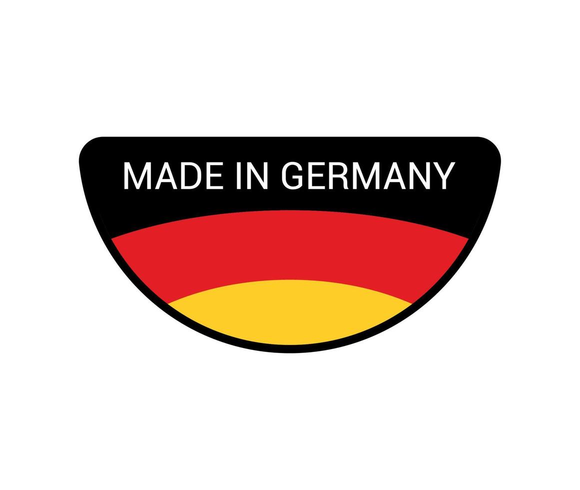 Label of Made in Germany vector