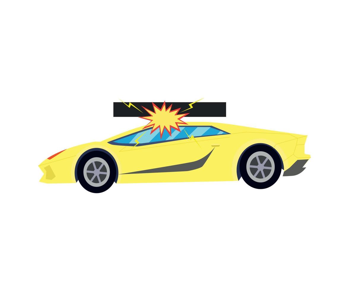 Car Crashes Illustration vector