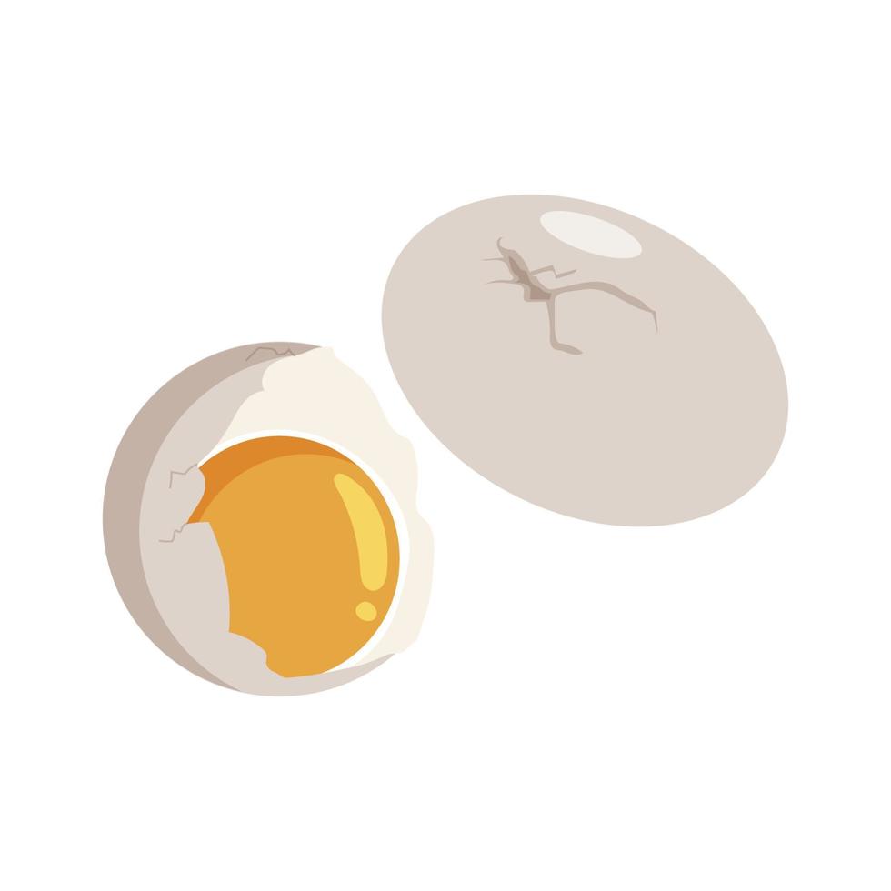 ilustrador vectorial de huevo de gallina vector