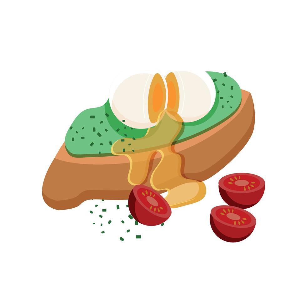 Vector illustrator of Egg dish