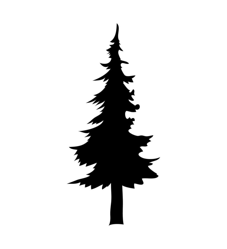 ilustrador vectorial de árbol de navidad vector