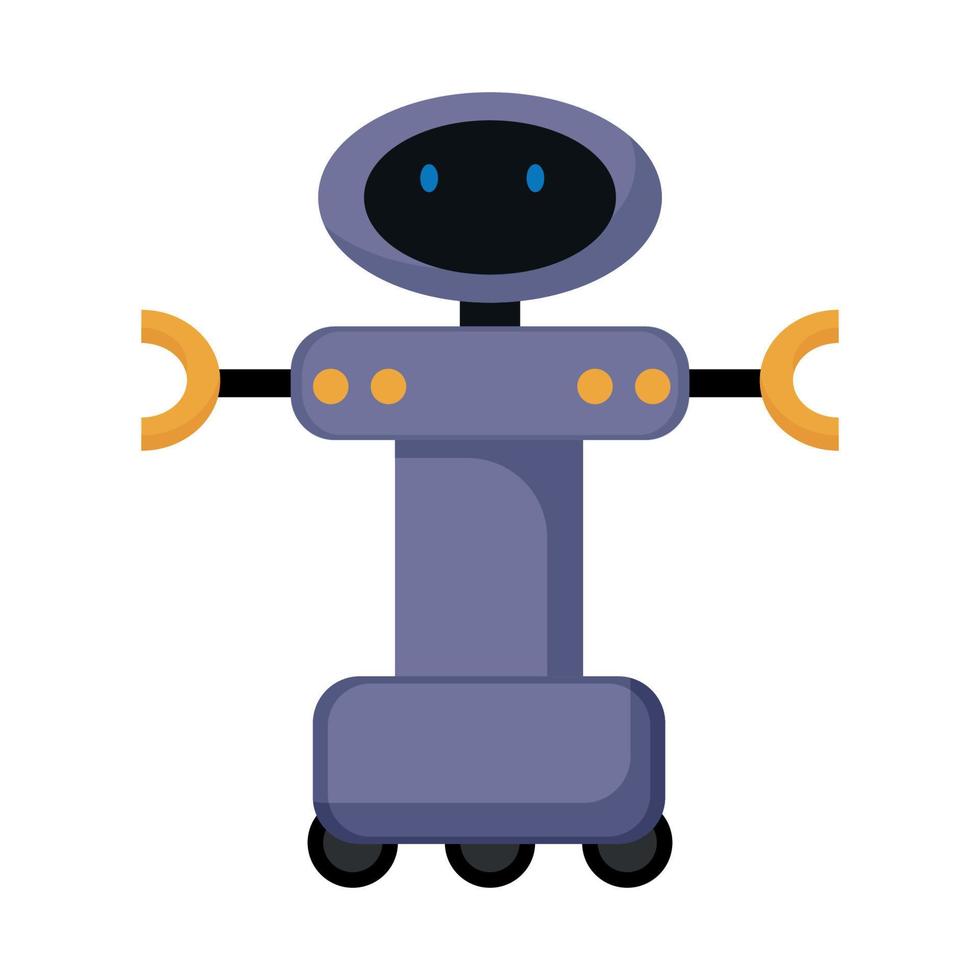 ilustrador vectorial de robot fantástico vector