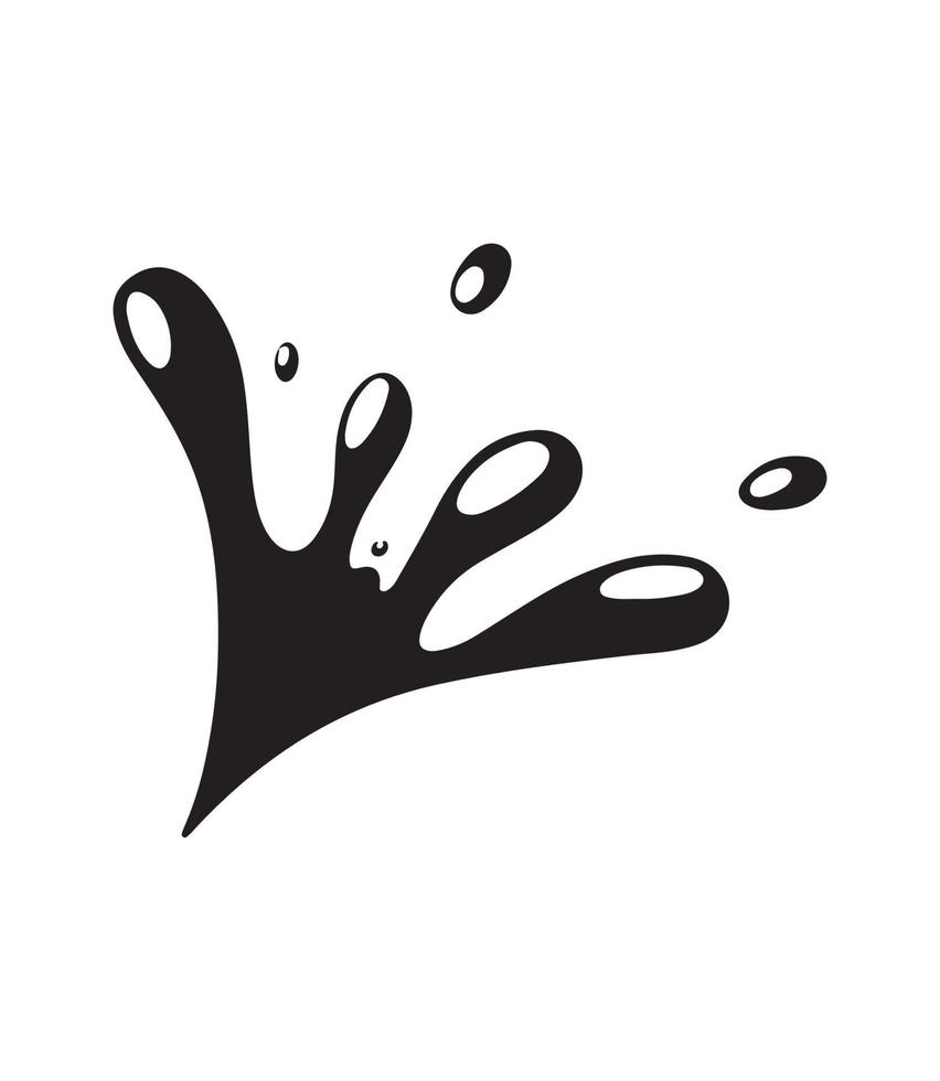 Vector illustrator of  Splashes