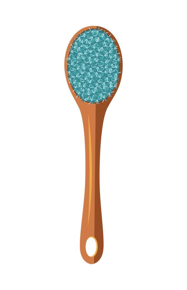 Vector illustrator of Massage brush