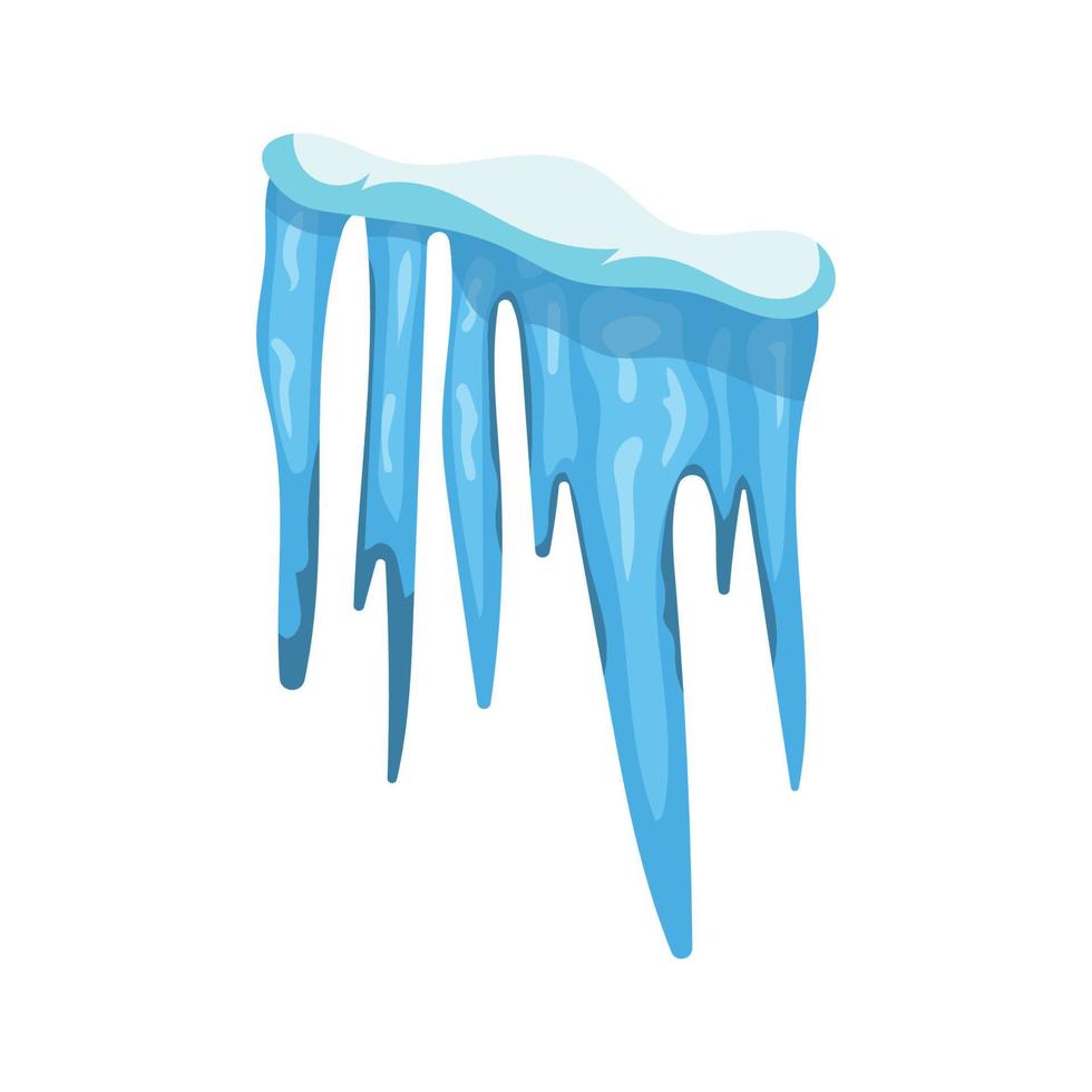 Illustration of icicles vector