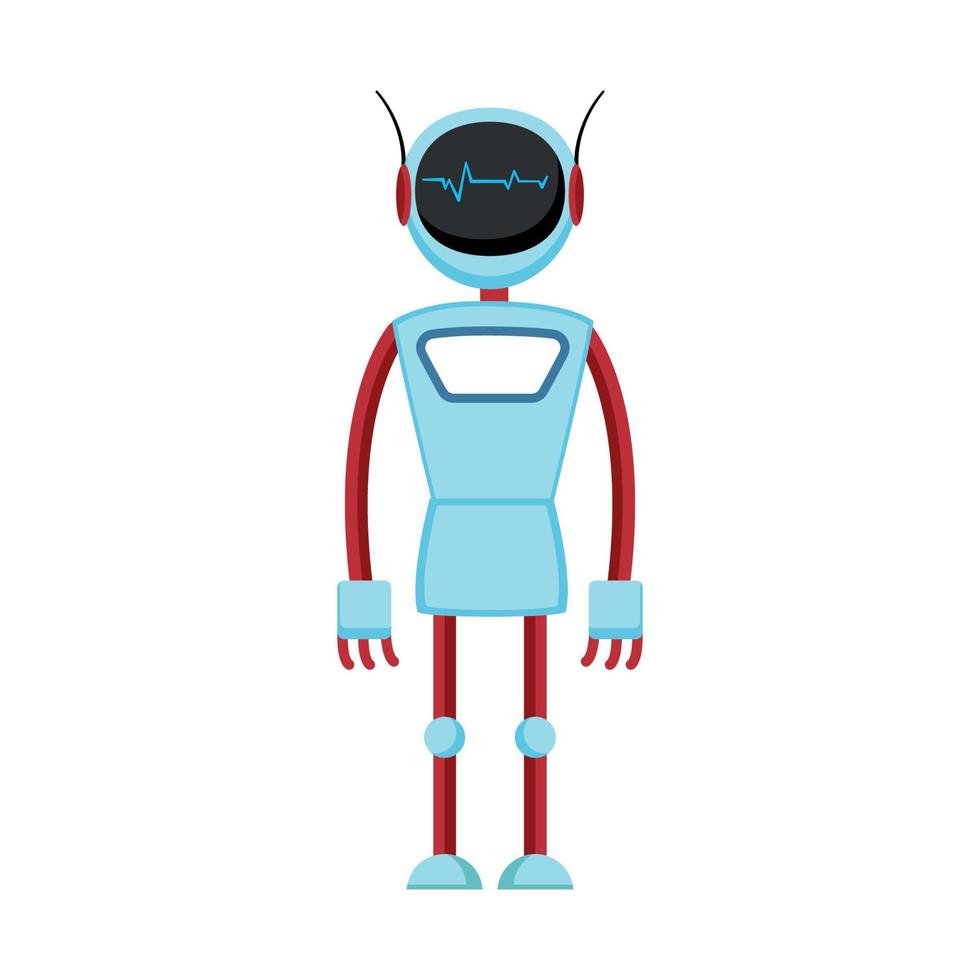 ilustrador vectorial de robot fantástico vector