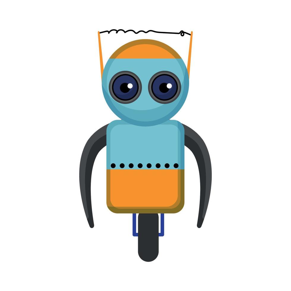 ilustrador vectorial de robot fantástico vector