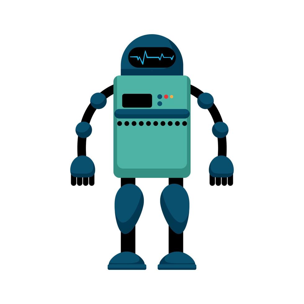 ilustrador vectorial de robot fantástico vector