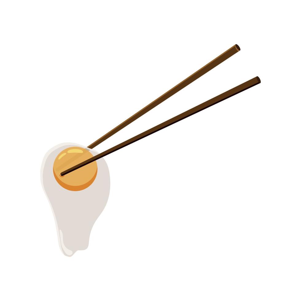 Vector illustrator of Cooking egg