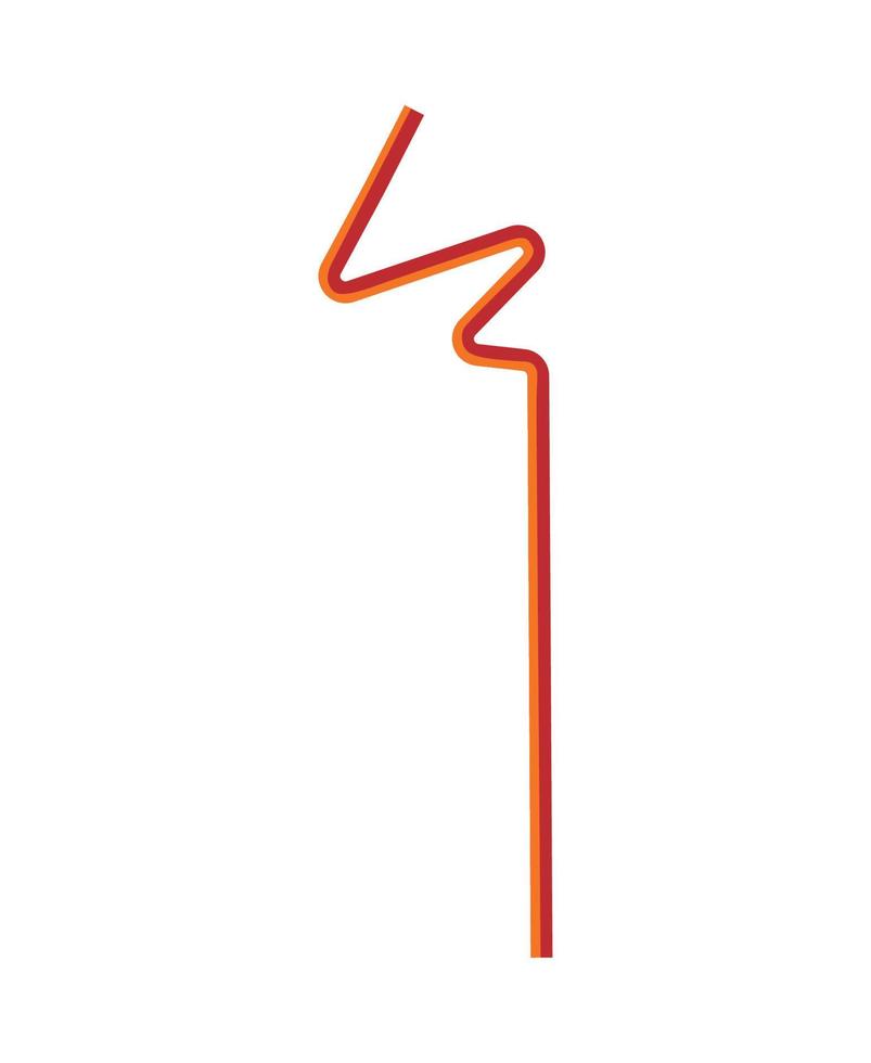 Vector illustrator of Reusable Straw
