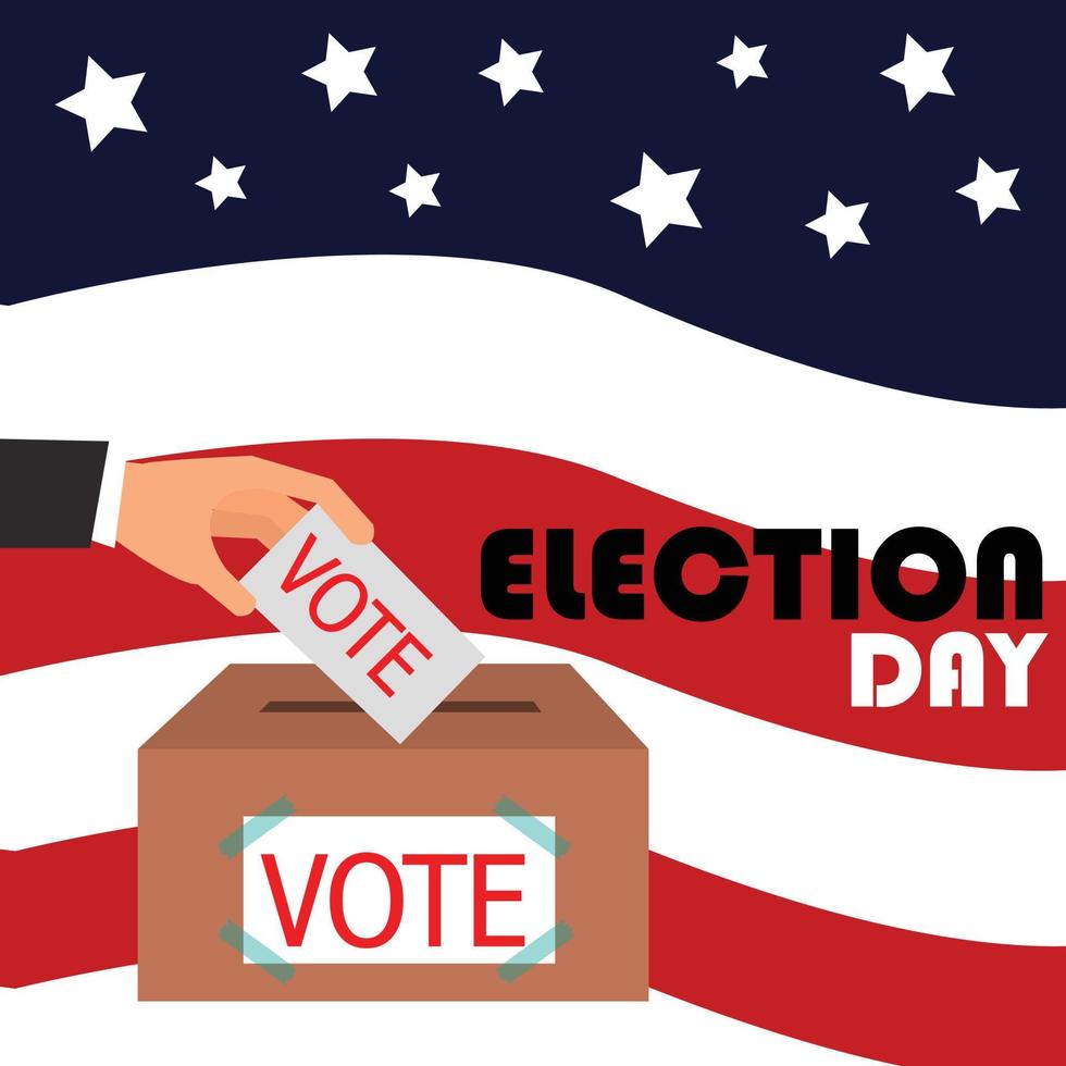 election day greeting design, election day greeting vector