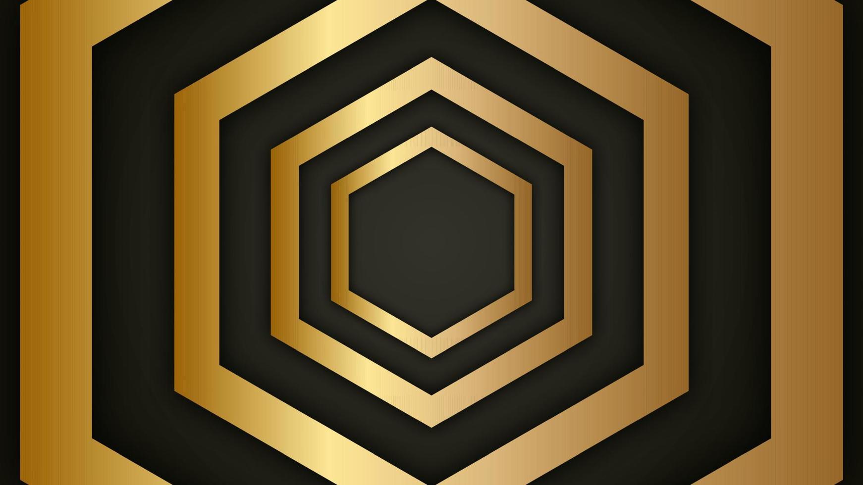 Golden polygon background.  Vecto Illustration vector