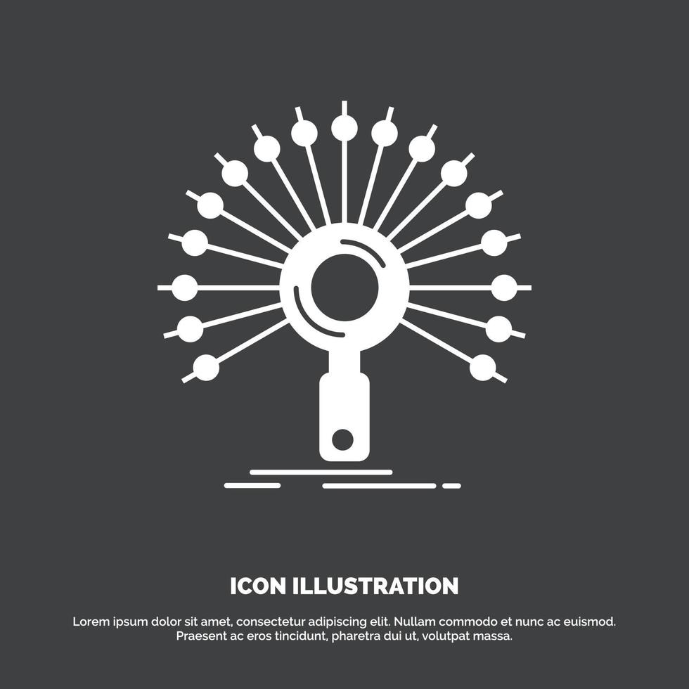 Data. information. informational. network. retrieval Icon. glyph vector symbol for UI and UX. website or mobile application