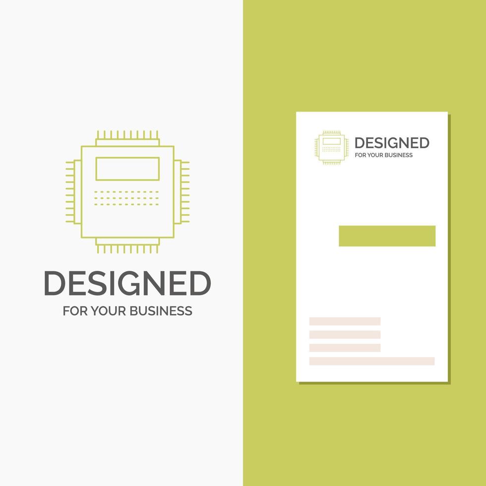 Business Logo for Processor. Hardware. Computer. PC. Technology