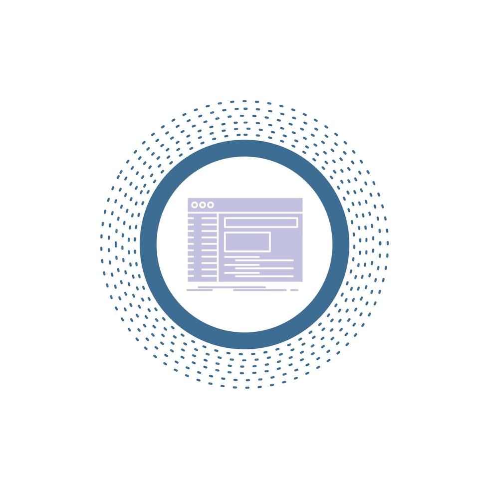 Admin. console. panel. root. software Glyph Icon. Vector isolated illustration