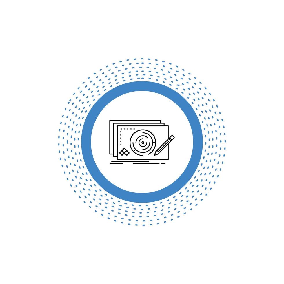 Level. design. new. complete. game Line Icon. Vector isolated illustration