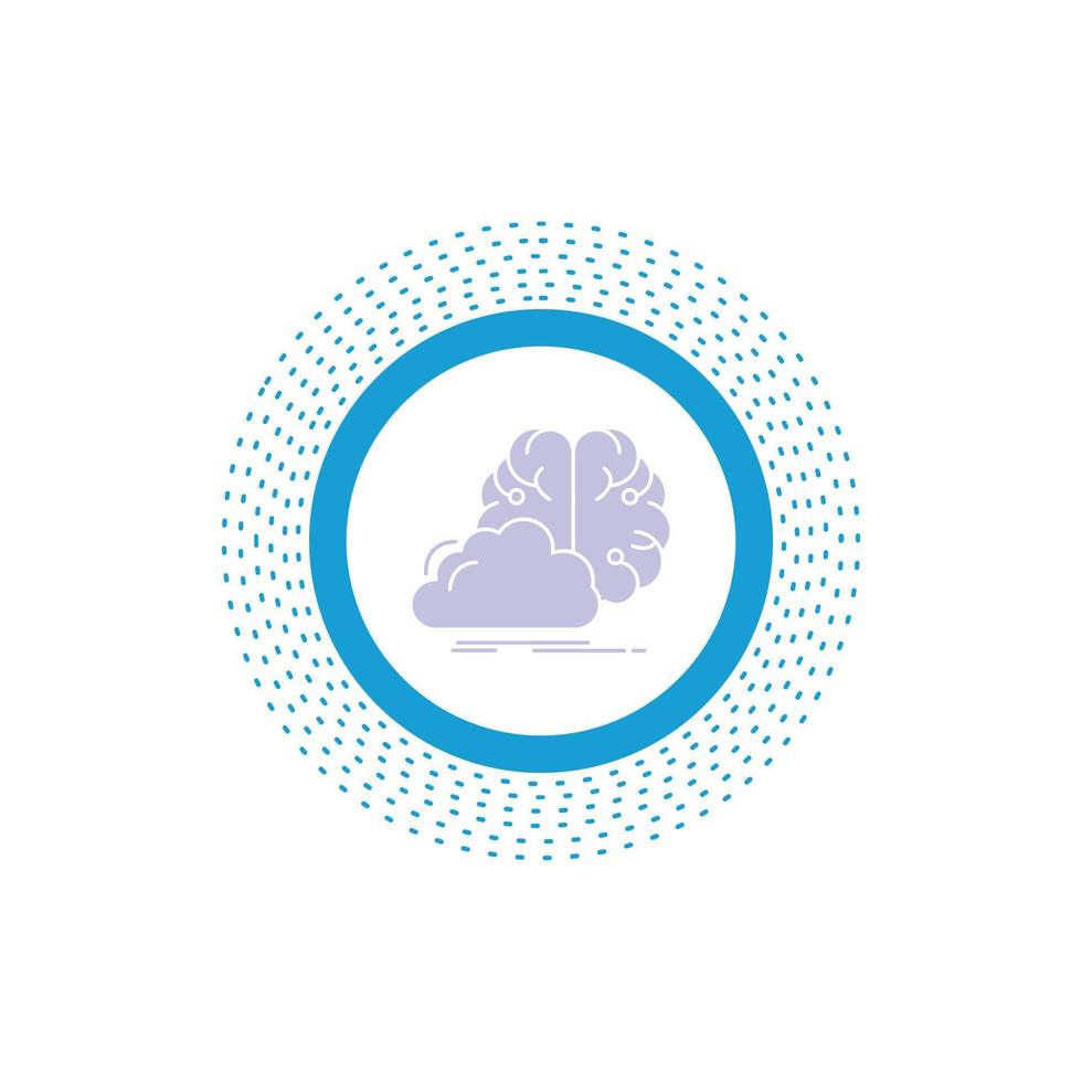 brainstorming. creative. idea. innovation. inspiration Glyph Icon. Vector isolated illustration