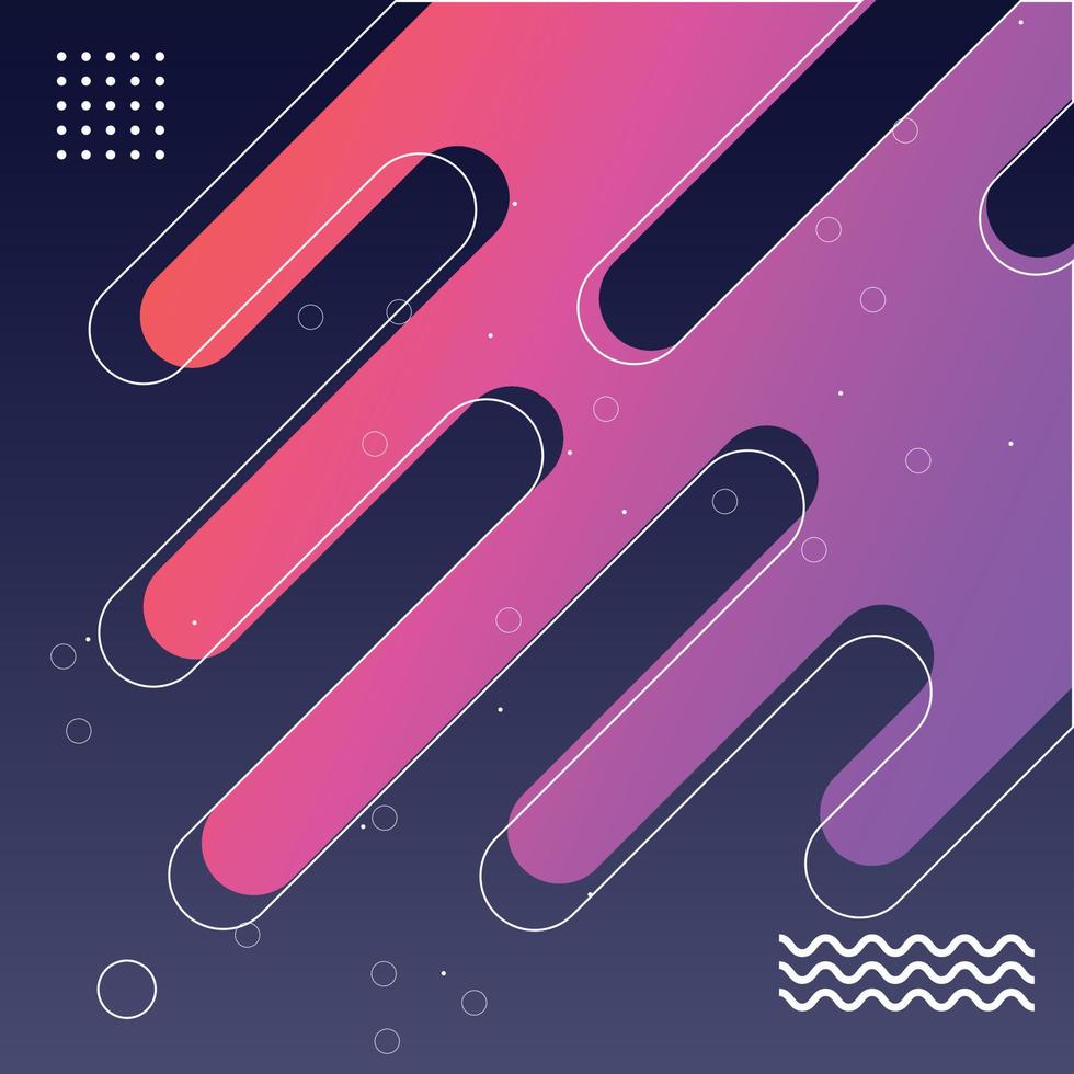 Colorful background in a light theme vector