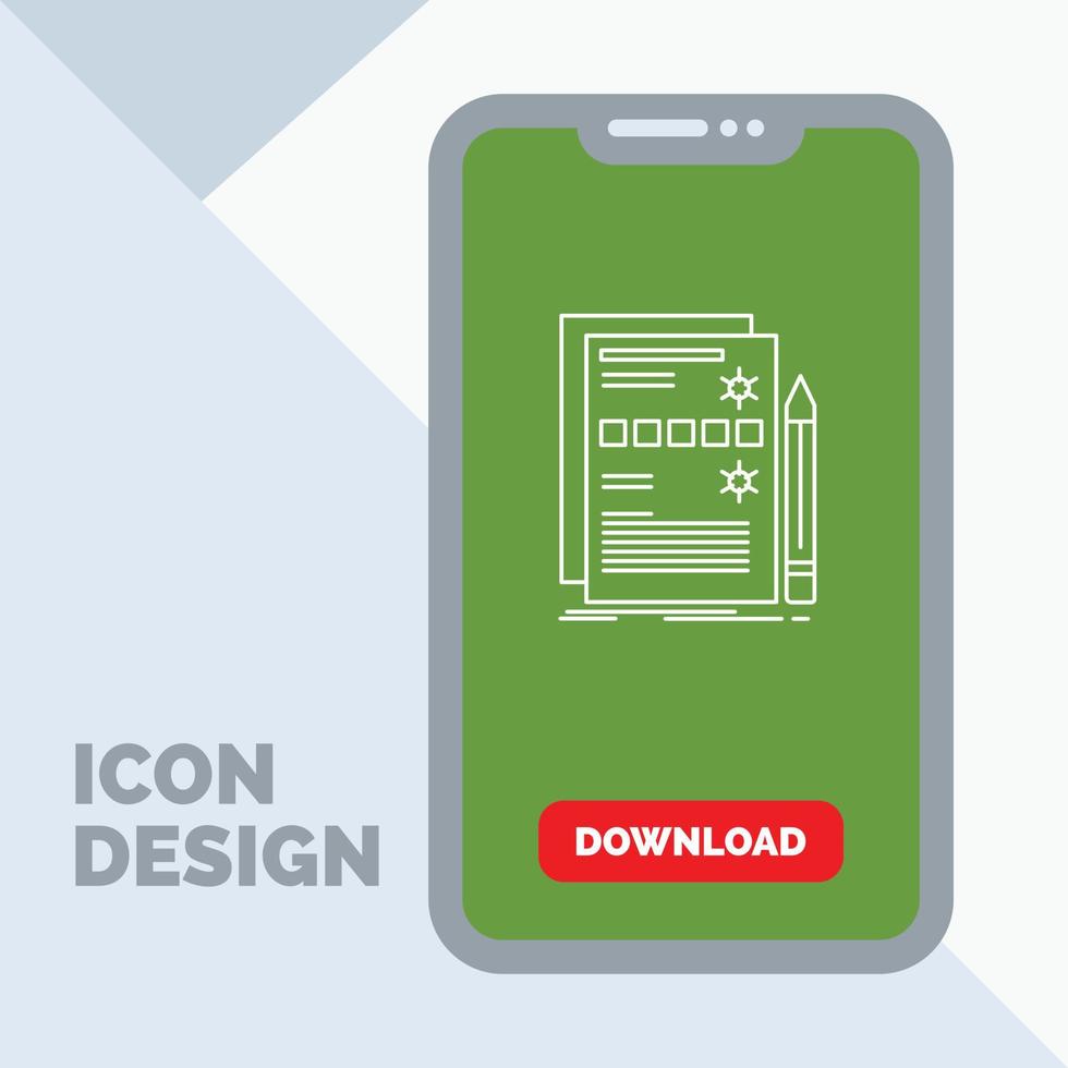 Component. data. design. hardware. system Line Icon in Mobile for Download Page vector