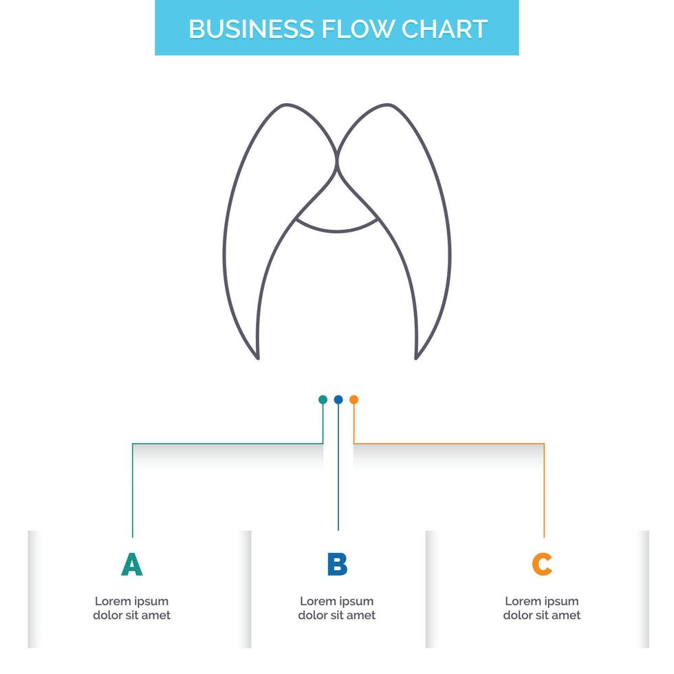 moustache. Hipster. movember. male. men Business Flow Chart Design with 3 Steps. Line Icon For Presentation Background Template Place for text vector