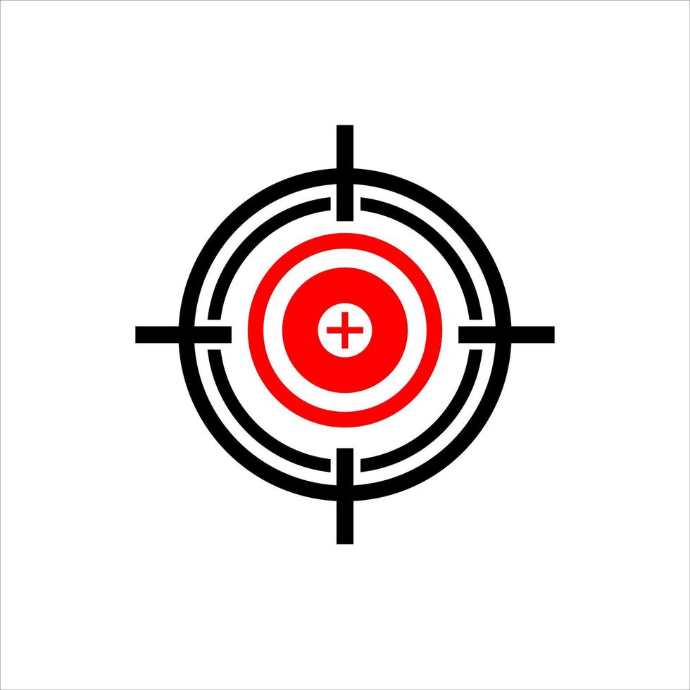 illustration vector of target logo