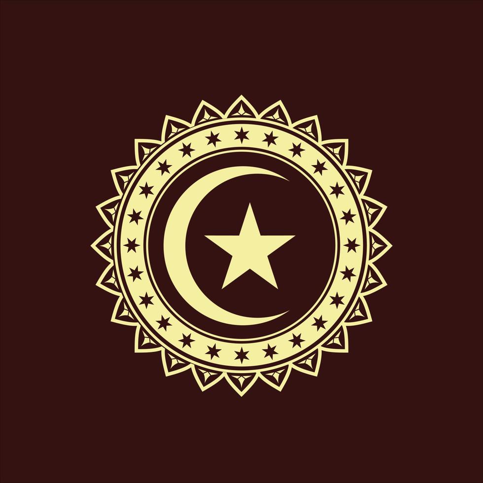 vector illustration images of Islamic nuances for greeting cards or for your products