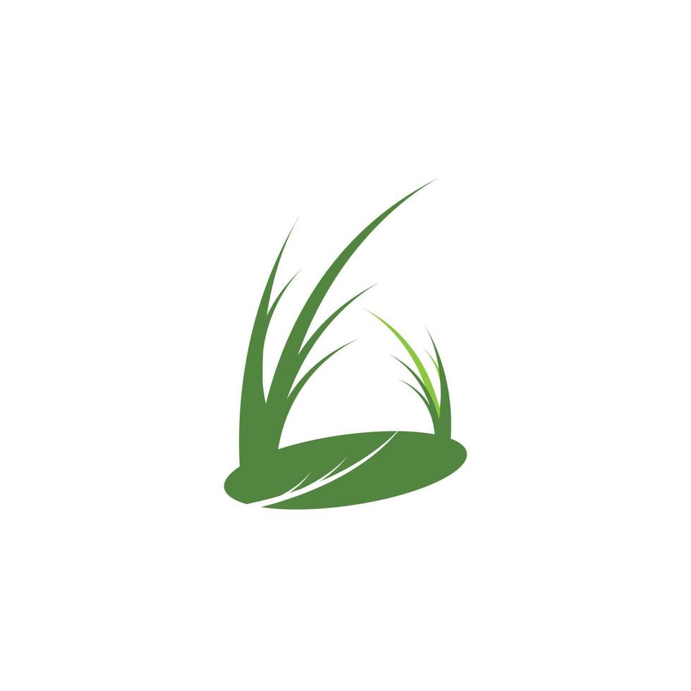 Grass logo vector