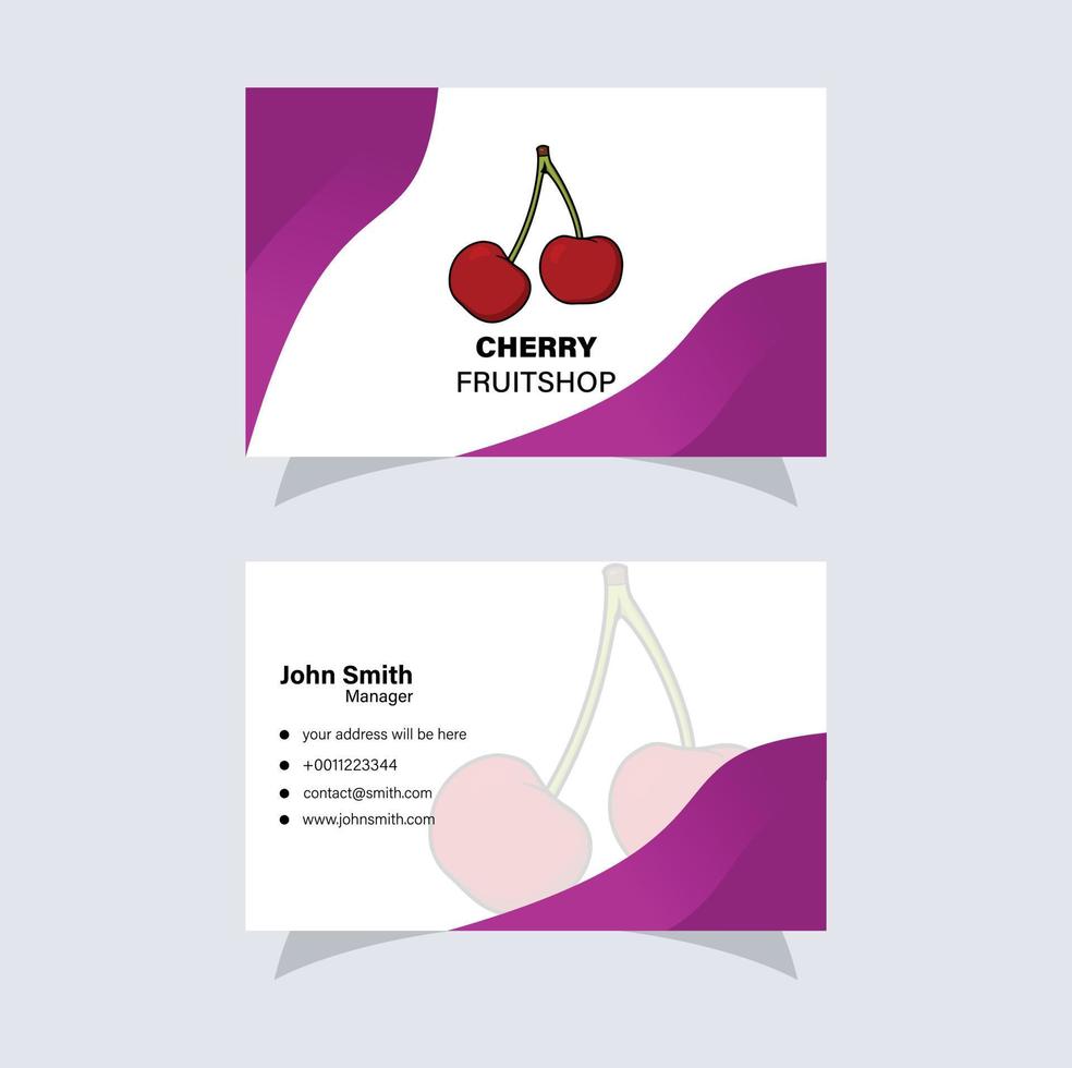 Cherry logo design sweet logotype vector template. emblem and logo for cherry fresh juice.