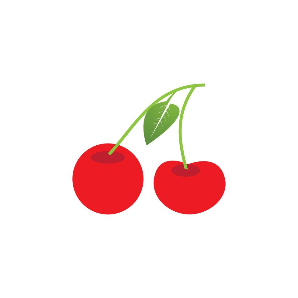 Cherry logo vector 13043350 Vector Art at Vecteezy