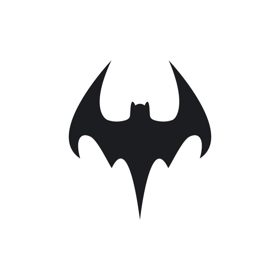logotipo de ilustración de murciélago vector