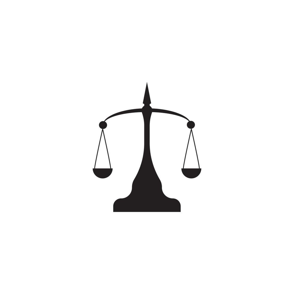 logotipo de la firma de abogados vector